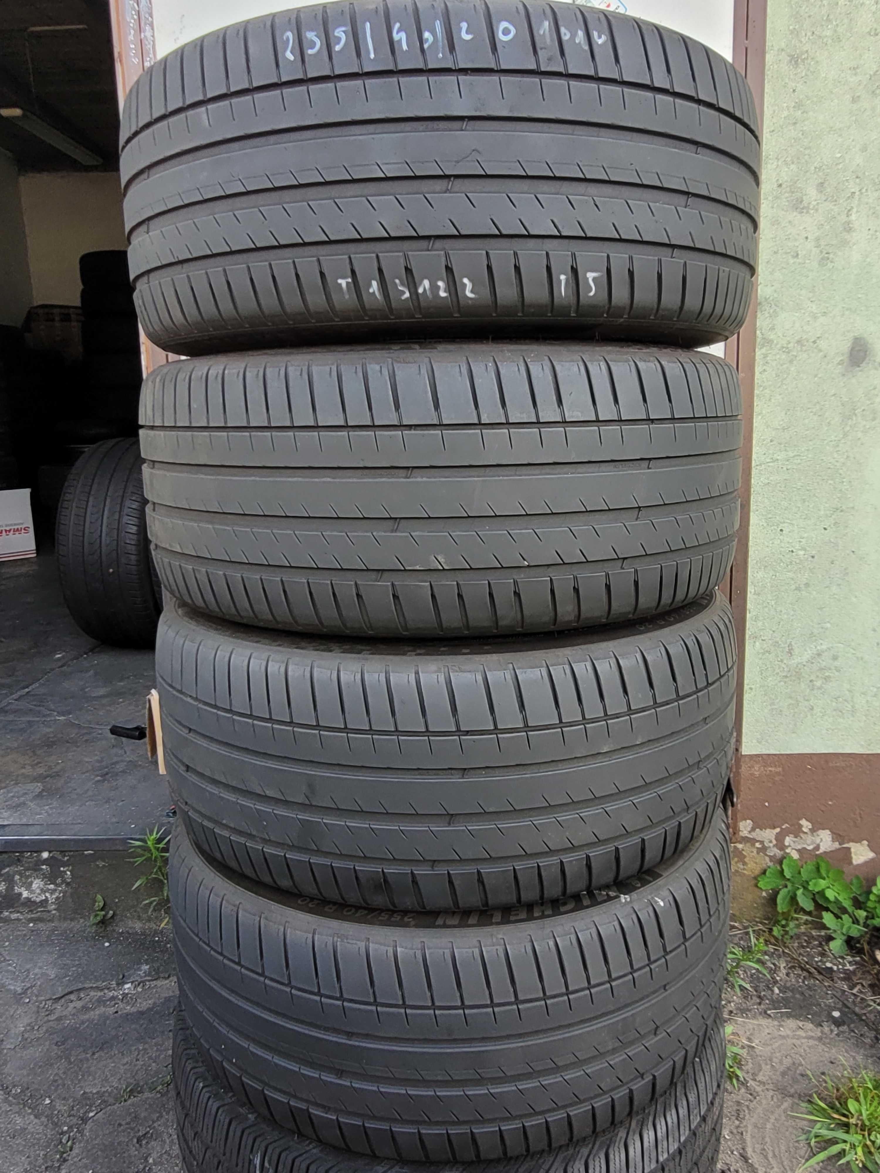 255/40/20 Michelin Pilot Sport EV T0 TESLA  5,5mm 2022r 4szt