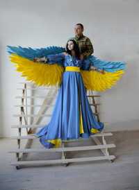 Крила України/патріотичні крила/синьо-жовті,жовто-блакитні для танців