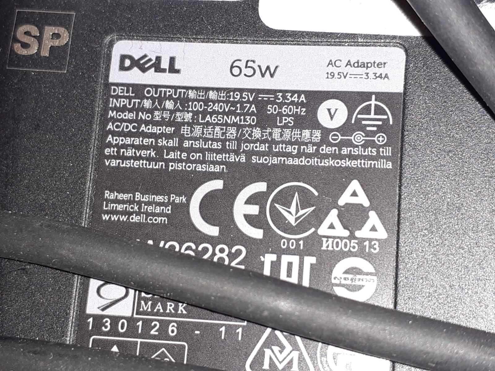 блок питания  type-c Dell 4.5x3.0мм 65W через  пер.7.0х4.5мм-4