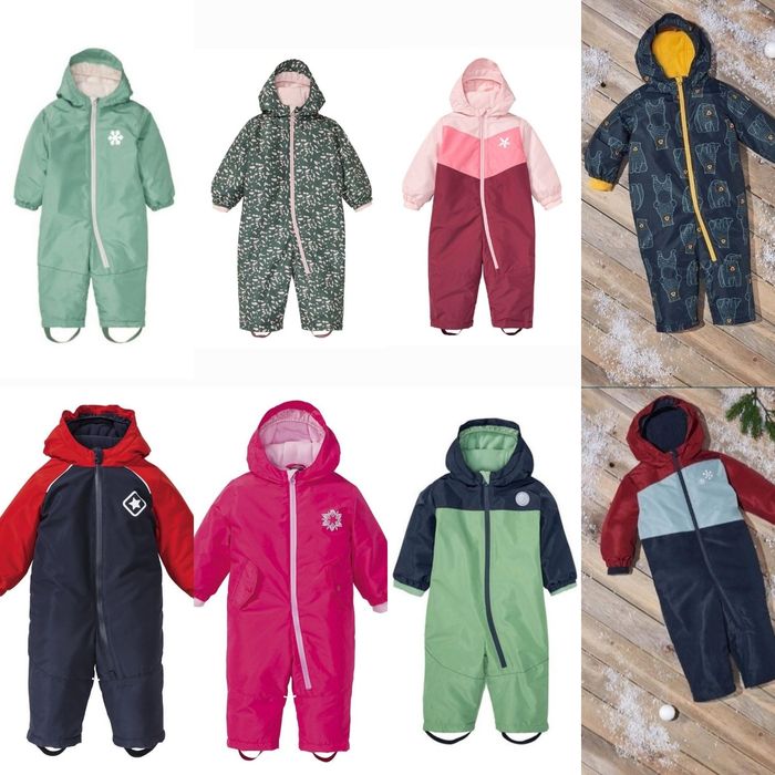 Зимний термокомбинезон для девочки Lupilu термокомбинезон для мальчика