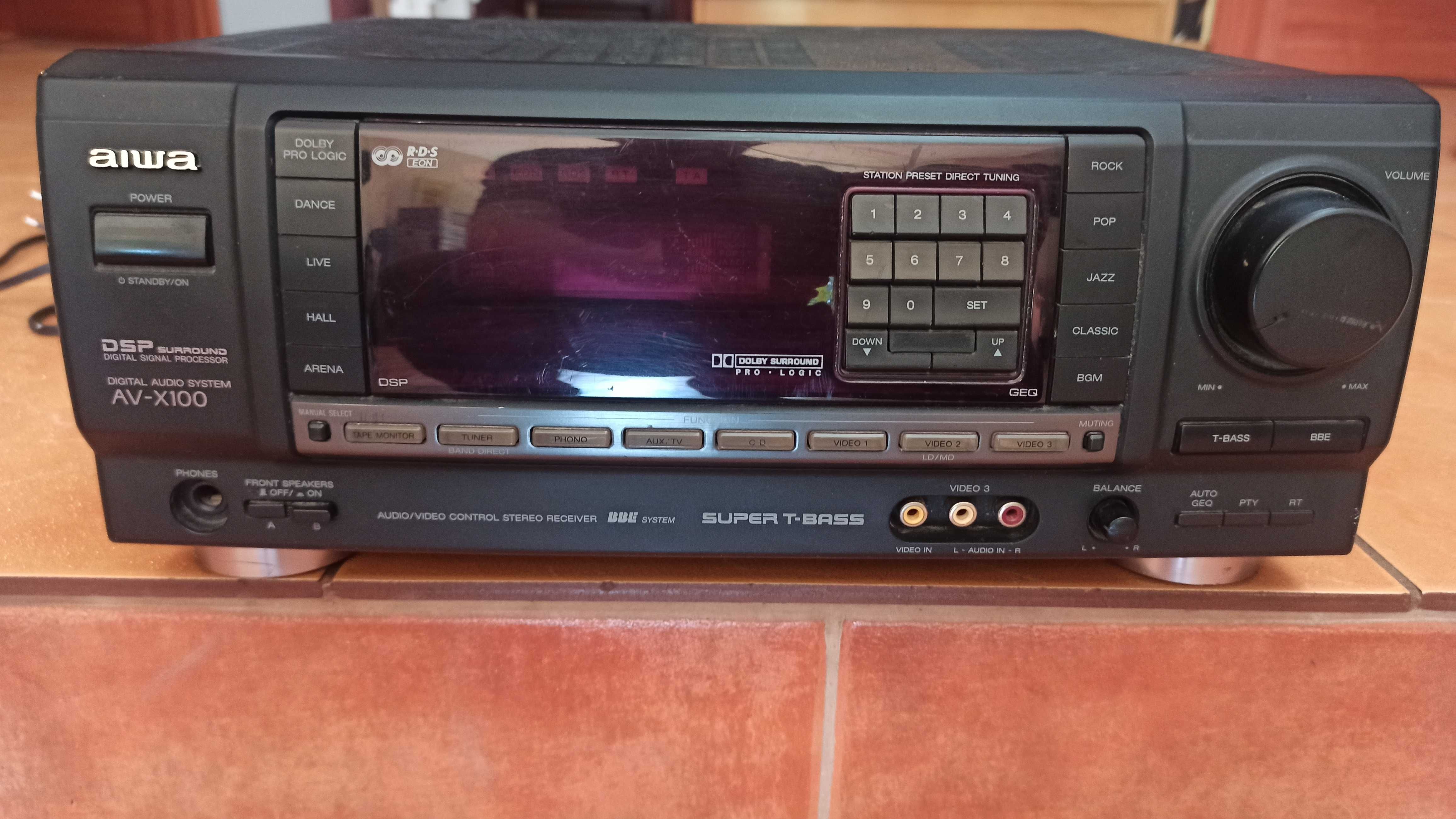 Amplituner AIWA AV-X100 - całkiem mocny