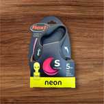 NOWA smycz Neon Różowy automatyczna Flexi rozmiar S 5m / 15kg
