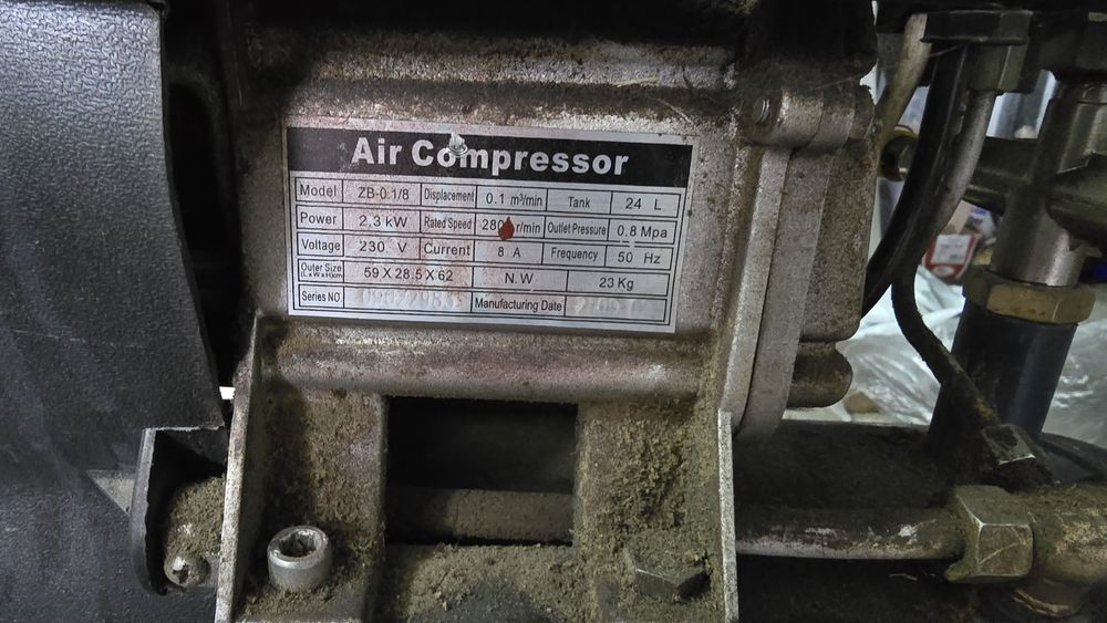 Sprężarka 25L używana