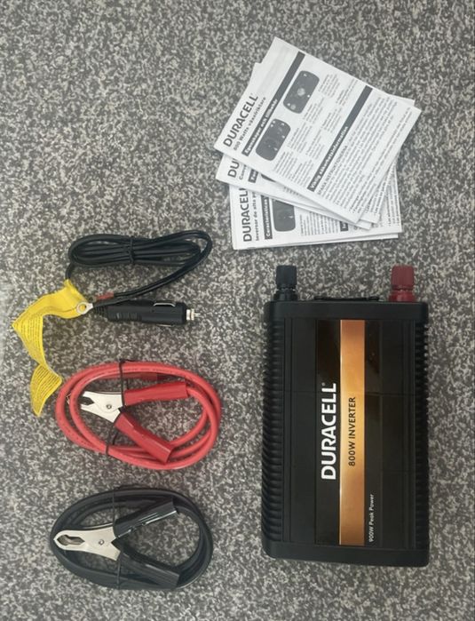 Nowy inwerter Duracell 800W - do auta, kampera, awaryjnego zasilania