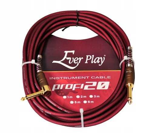 Kabel gitarowy Ever Play Profi 20 JACK - JACK 2M