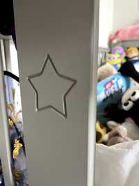 Łóżeczko Woodies Star Cot z materacem i szufladą + kompletem pościeli