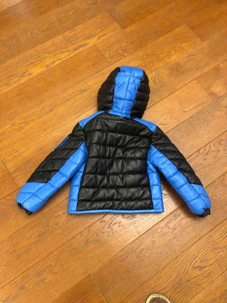 Нова дитяча шкіряна тепла куртка