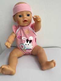 Oryginalna lalka Baby Born pije siusia płacze macha nóżkami 33 cm