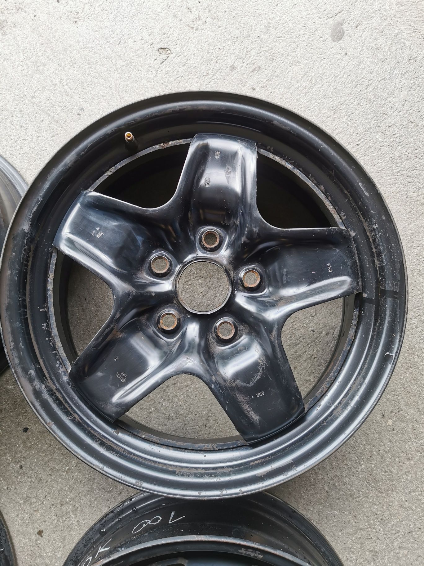 Felgi stalowe 15" 5x112 ET50 6.5J Volkswagen golf