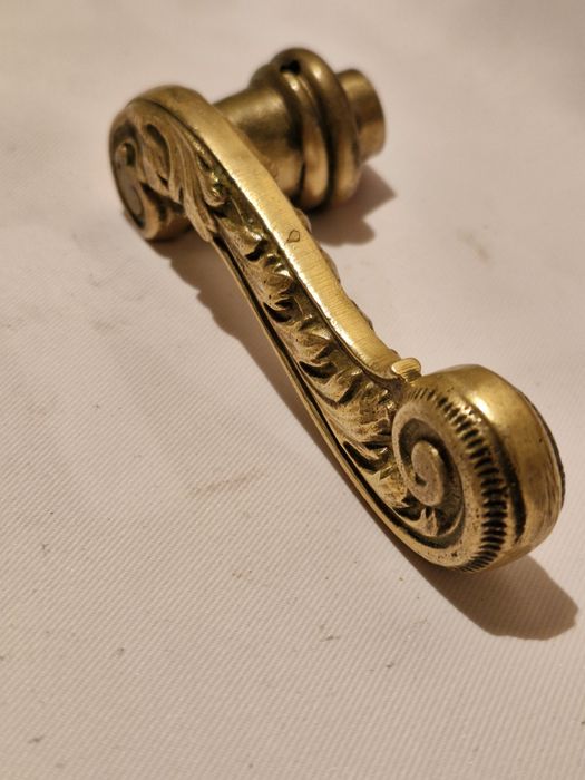 Klamki mosiężne komplet