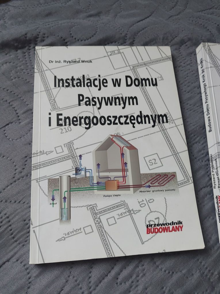 Książki: Budowa Domu Pasywnego Krok po Kroku; Instalacje w Domu Pasyw.