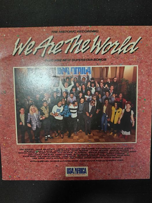 Disco vinil we are the world
