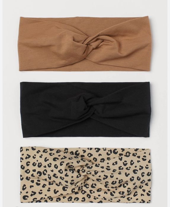 H&M zestaw opasek 3-pak opaski 92