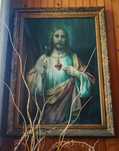 Ogromny obraz Jezusa - Pan Jezus w cudownej ramie, okazja!
