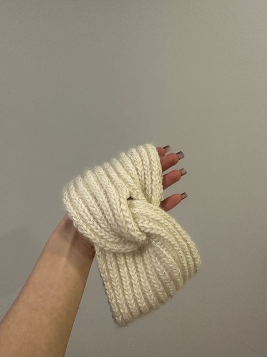 Нова пов’язка на голову біла