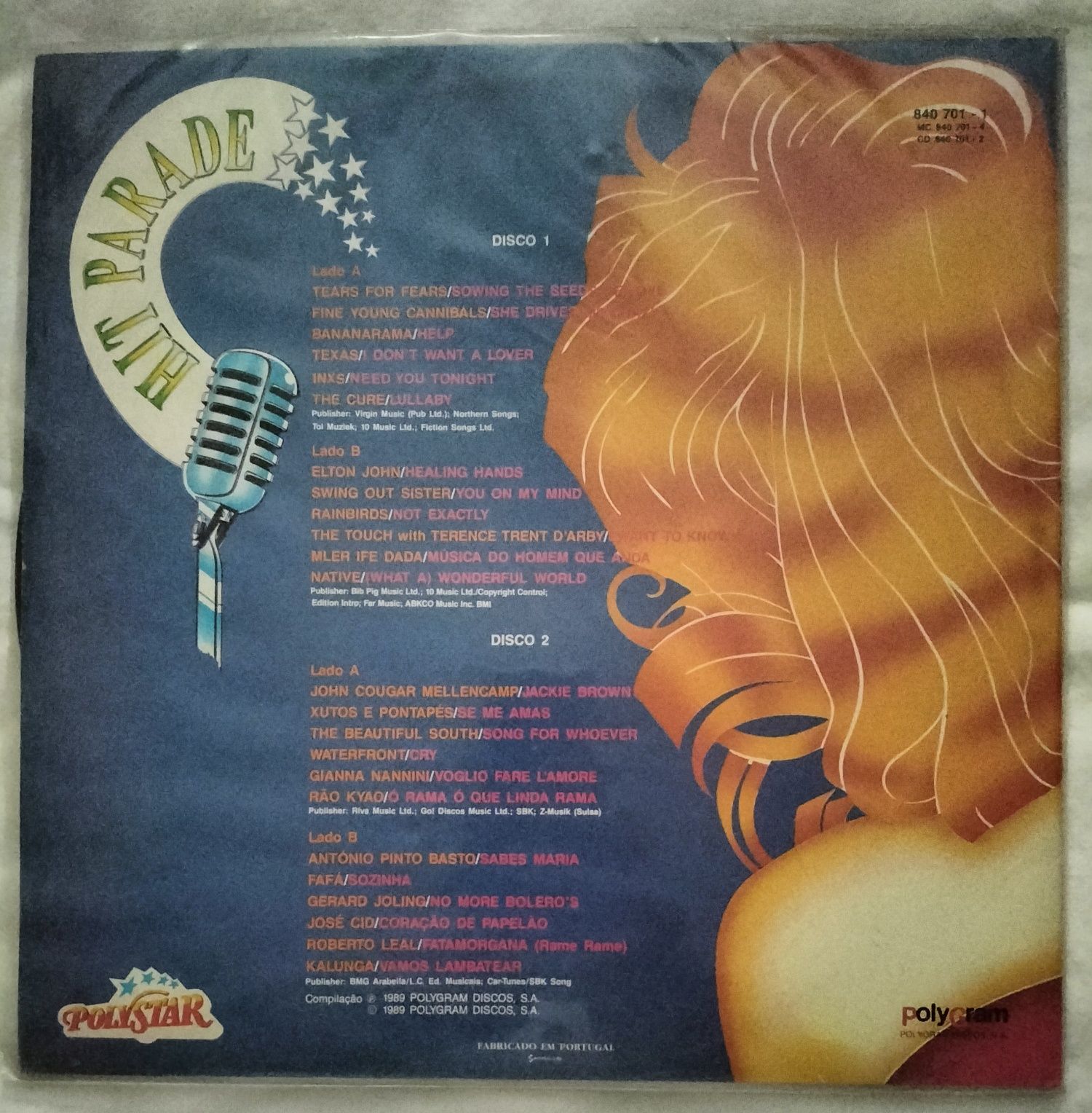 Vinil Duplo - Polystar / PolyGram Discos