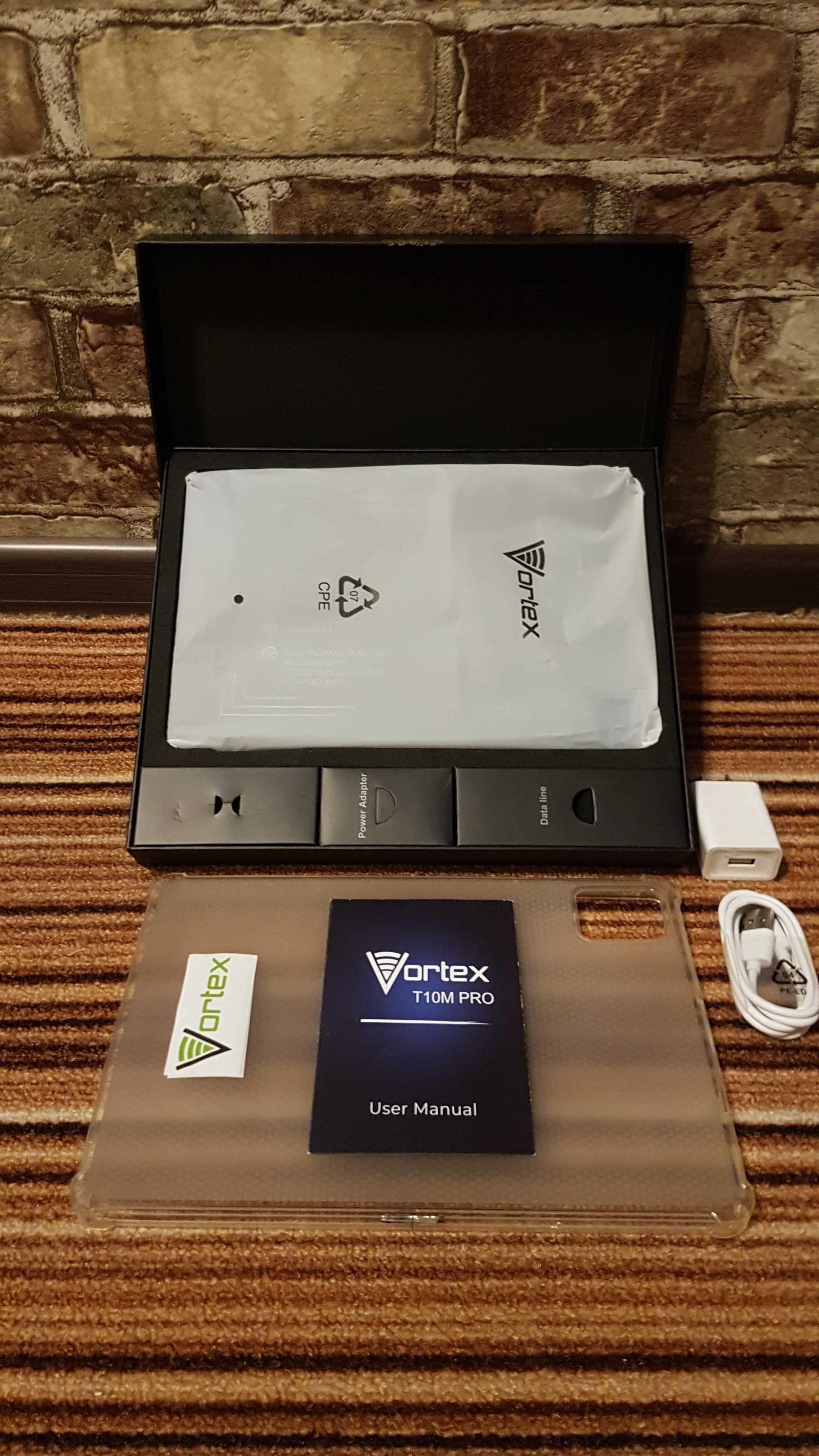 Планшет VORTEX Т10М PRO 4/64. 10,1".GSM. USA. Новий.+ чохол силікон