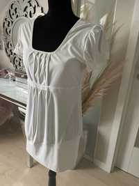 Bluzka tunika adidas clima365 biała M