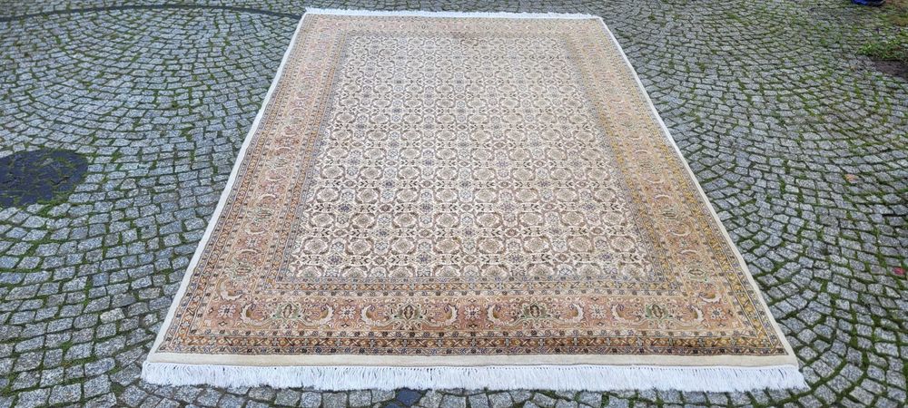 KASZMIROWY INDO BIDJAR lśniący perski dywan Ręcznie tkany 200/320cm