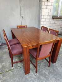 Saigon stół do jadalni drewniany akacja 160x100