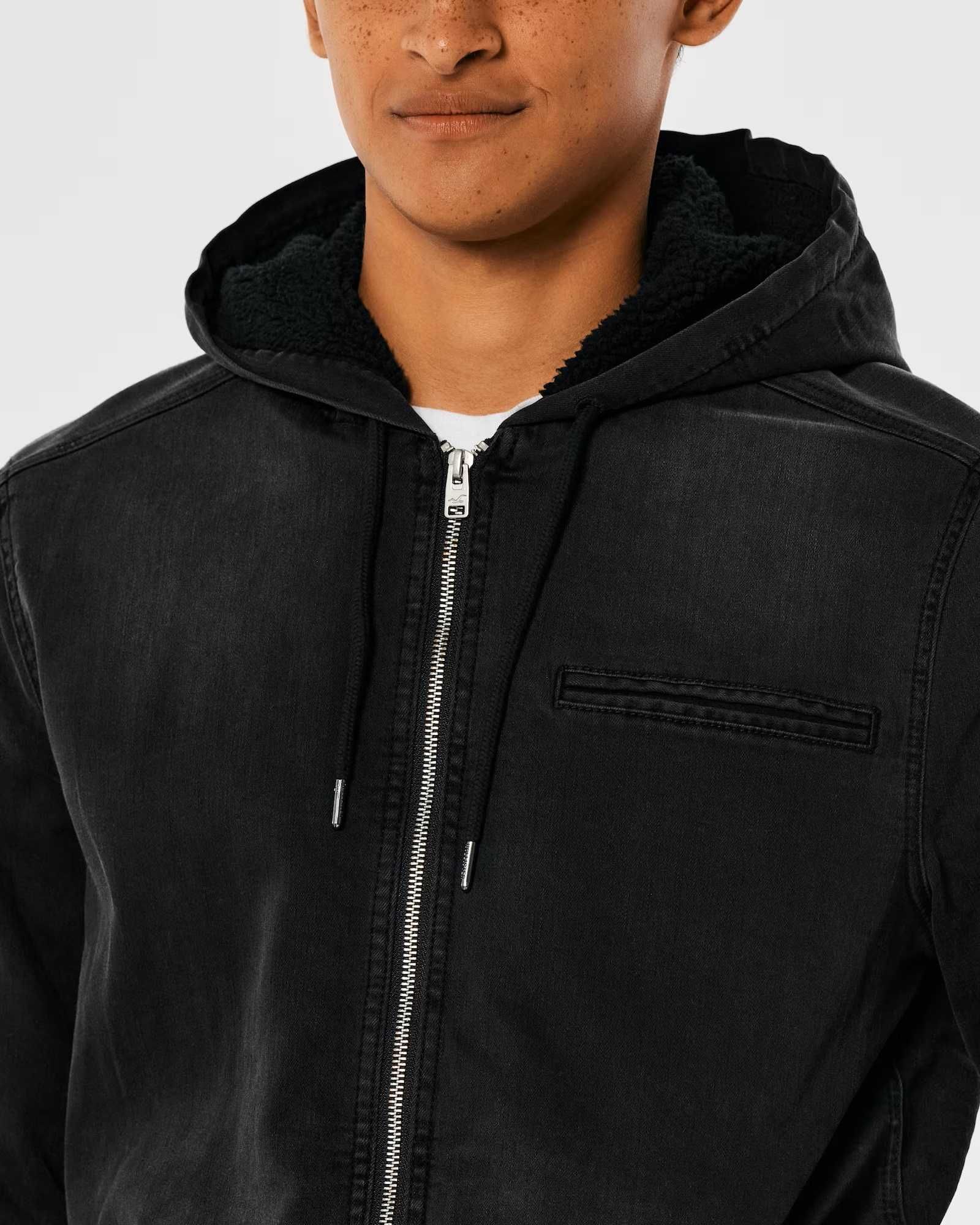 Куртка Hollister Abercrombie & Fitch на подкладке из шерпы (L,XL,XXL)