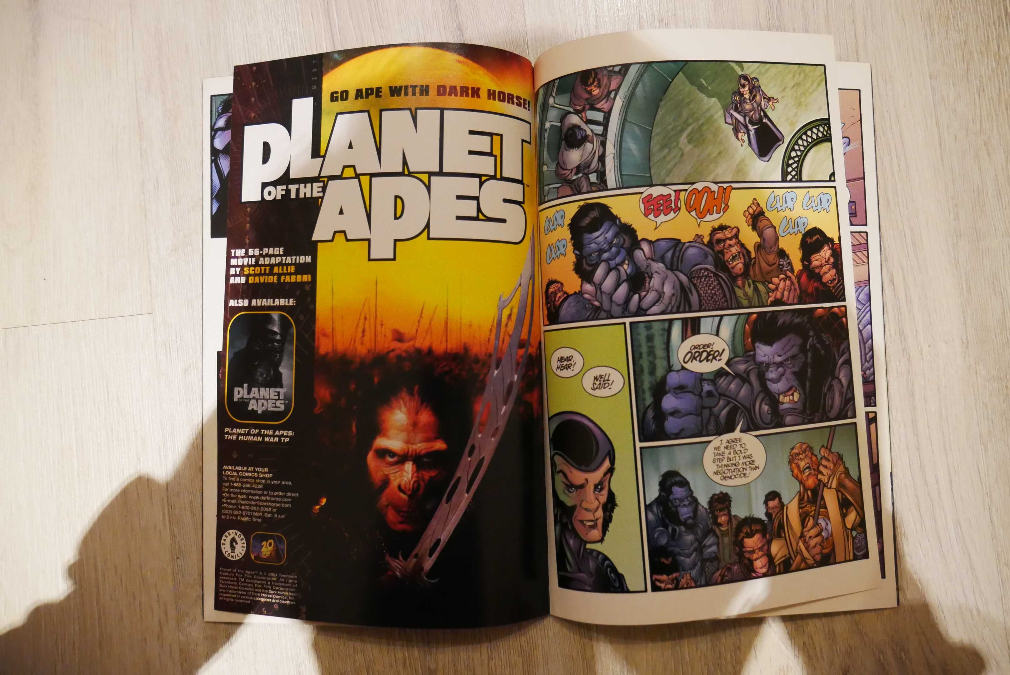 Komiks Planet of the Apes #1 The Human War Painted Cover stare komiksy