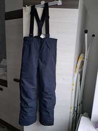 Nowe spodnie zimowe, narciarskie chłopięce 146/152cm.