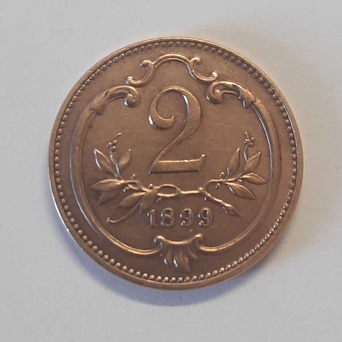 Austria 2 halerzy, 1899 rok