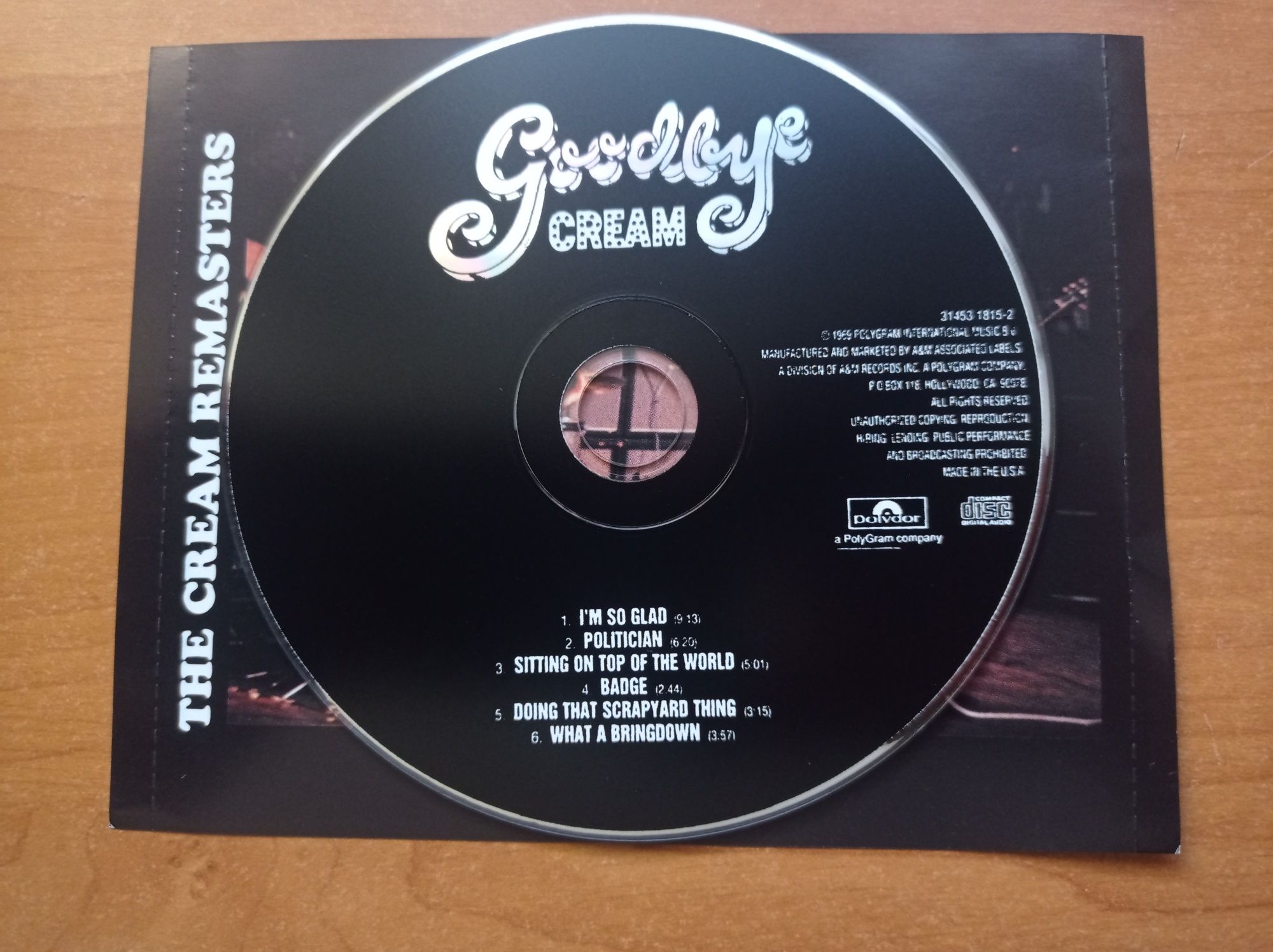 Cream -     Godbye