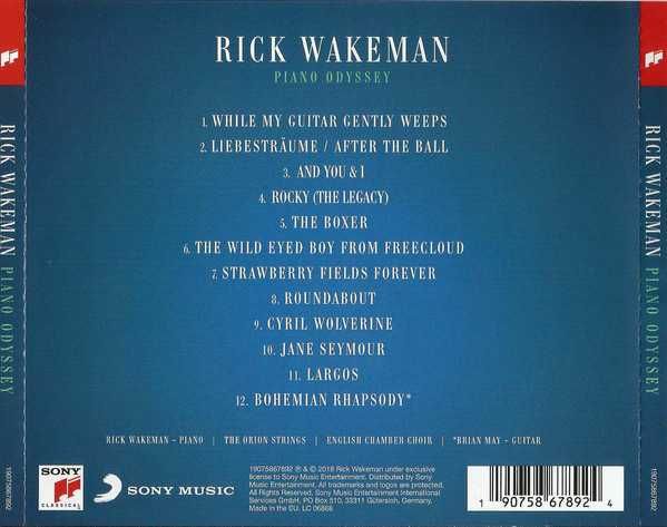 RICK WAKEMAN- PIANO ODYSSEY -CD- płyta nowa , zafoliowana