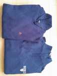 2 pullover azuis escuros