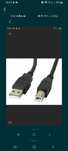 KABEL DO DRUKARKI SKANERA USB A-B Przewód z rdzeniem ferrytowym