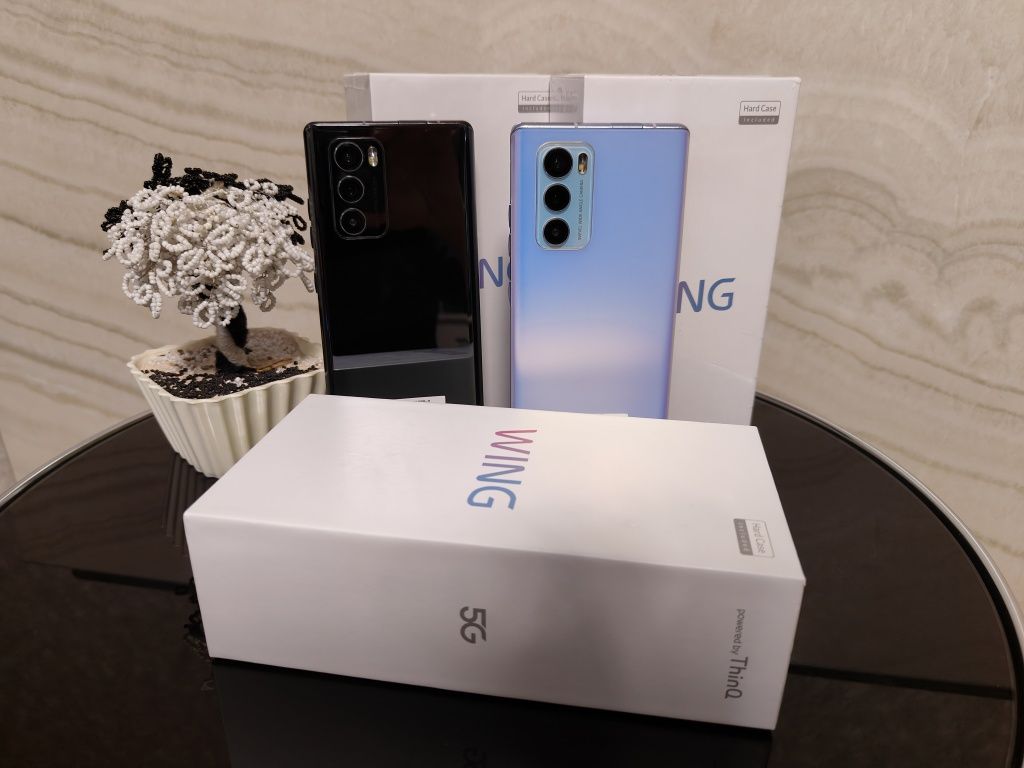 LG Wing 5G F-100TM ; LM- F100W- DS.   8/256Gb ; на 2 сім та 1 сім ,В н