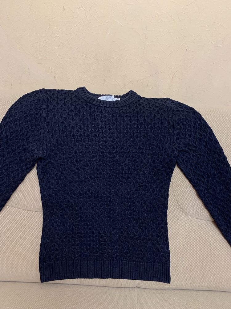 H&M хлопковый свитер р S