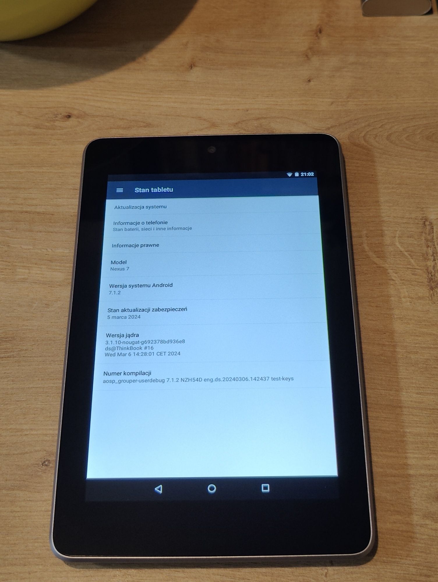 Tablet ASUS Nexus 7