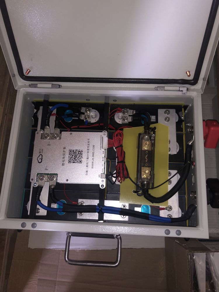 Акумулятор збірка 24V 7kW з комірок 280А LiFePo-4 та бмс JK-B1A8S20P