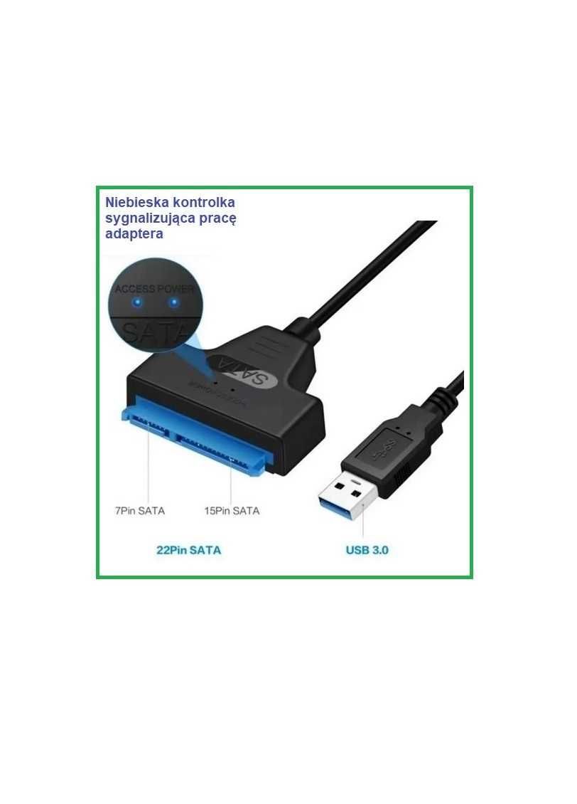 Adapter SATA-USB 3.0 do dysku twardego 2,5 cala