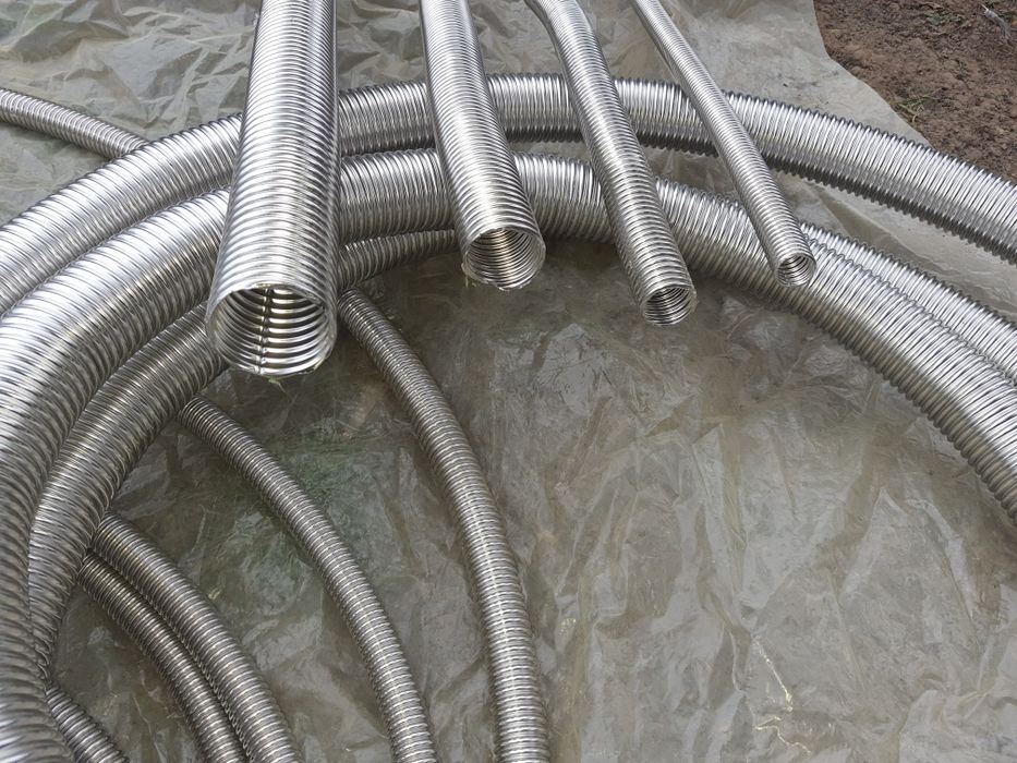 Гофра на выхлоп, для выхлопных газов, на бензо электро генераторы.