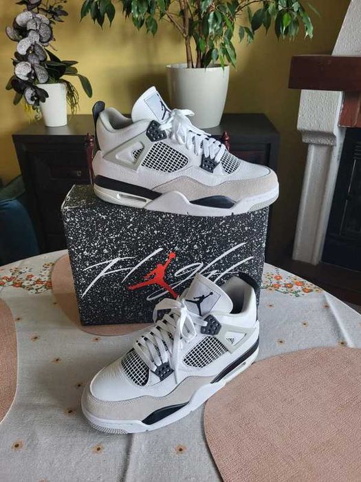 Buty Trampk Jordan 4 retro Military black R.44