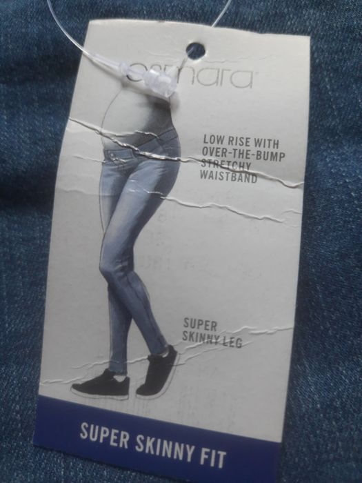Jeansy spodnie ciążowe esmara lidl nowe 36/38 M