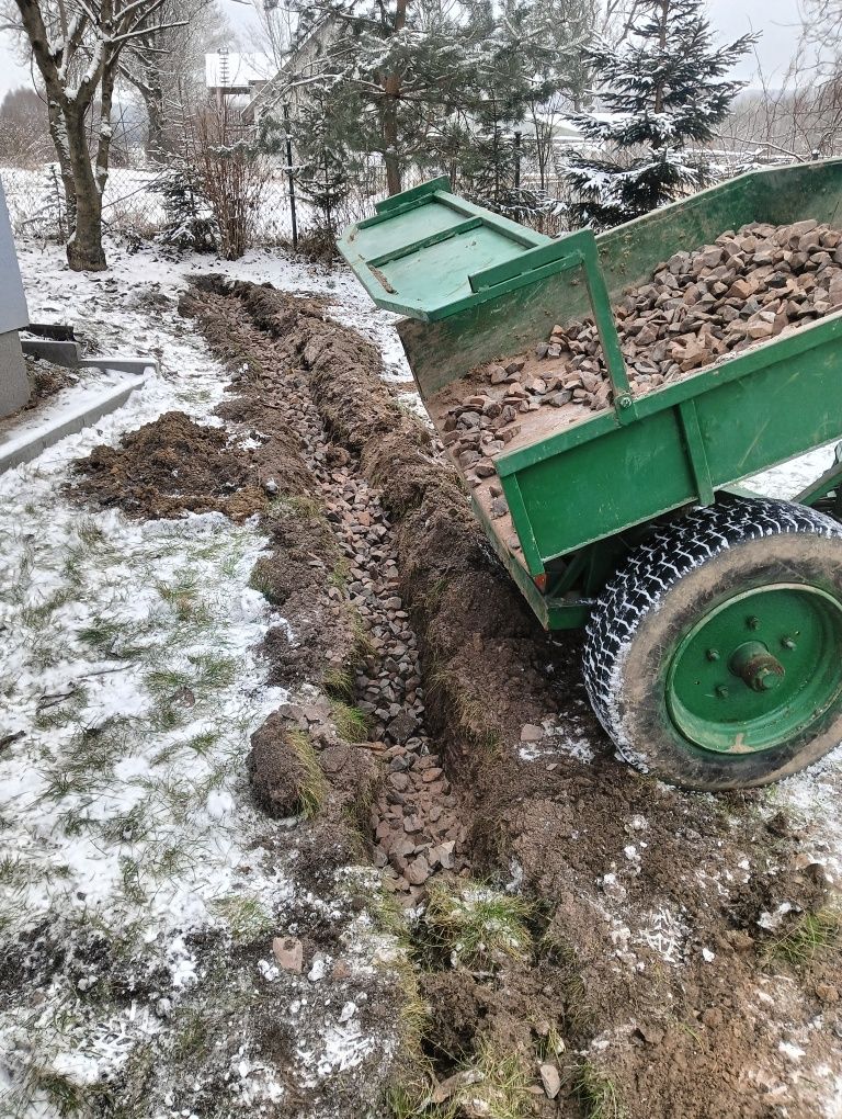 Usługii mikrokoparka roboty ziemne