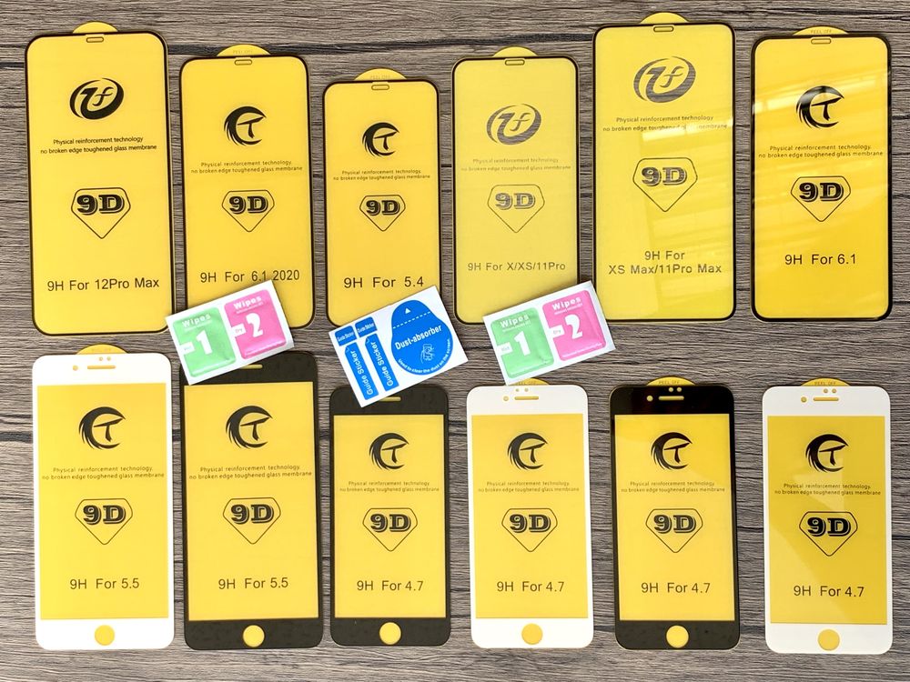 Защитное стекло iPhone 12   Pro   Max 9D (T) на Айфон