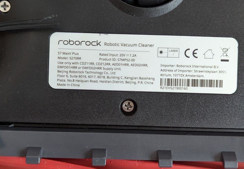 Робот-пилосос Xiaomi Roborock S7 MaxV Plus Black