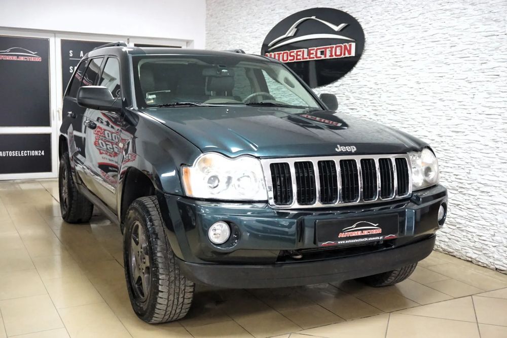 Jeep Grand Cherokee 3.0 CRD 218KM! 2005r! Overland! Navi! Bluetooth! El. fotele z pamięcią