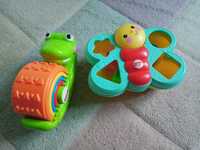 2 zabawki dla dziecka Fisher Price sorter