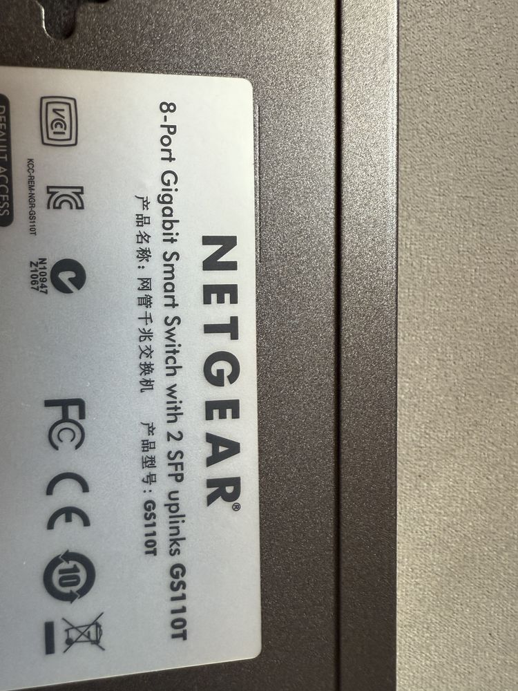 Switch netgar prosafe