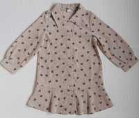 Платье-рубашка на девочку 4-5 лет