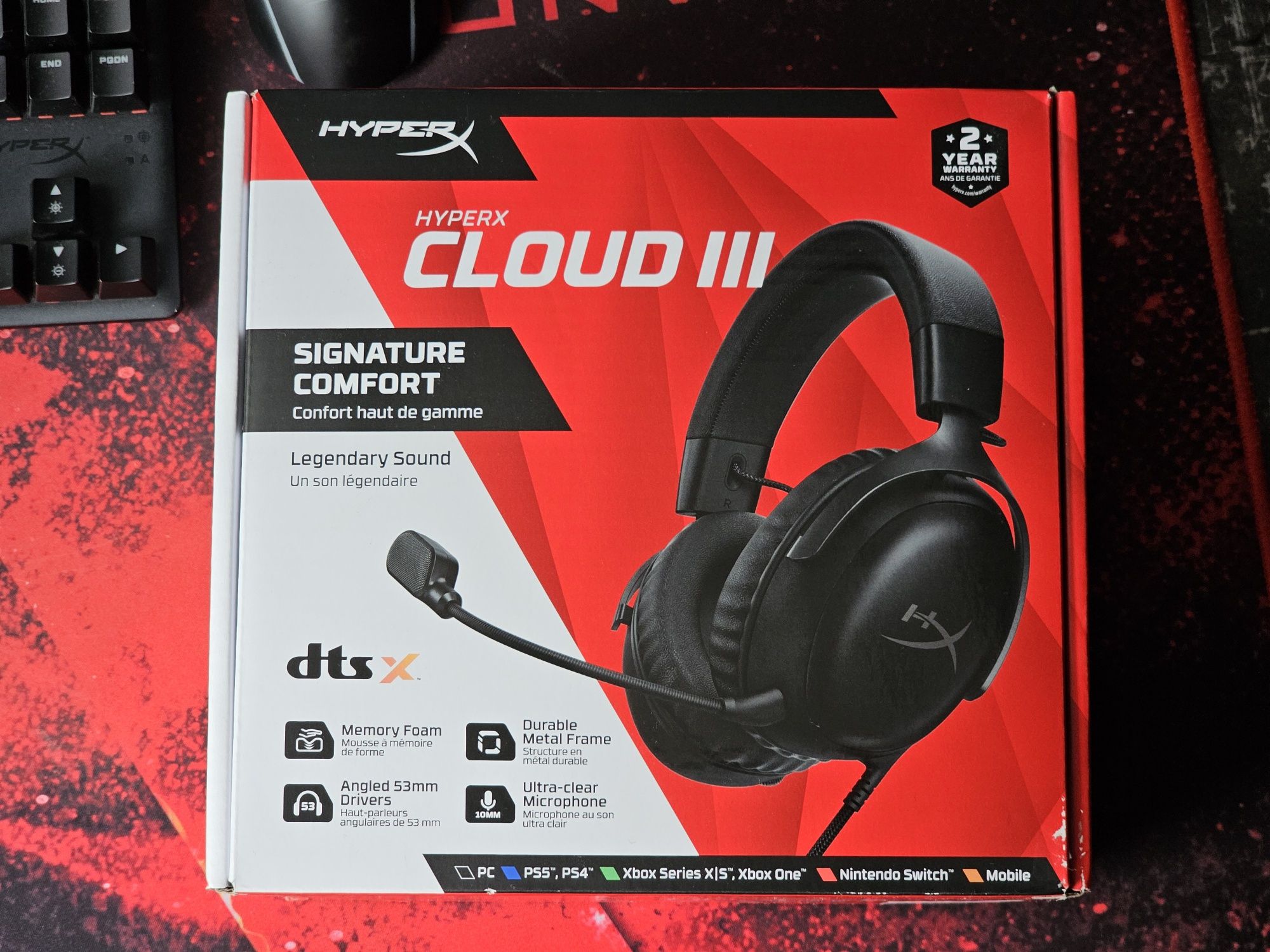 Навушники HyperX Cloud III Black