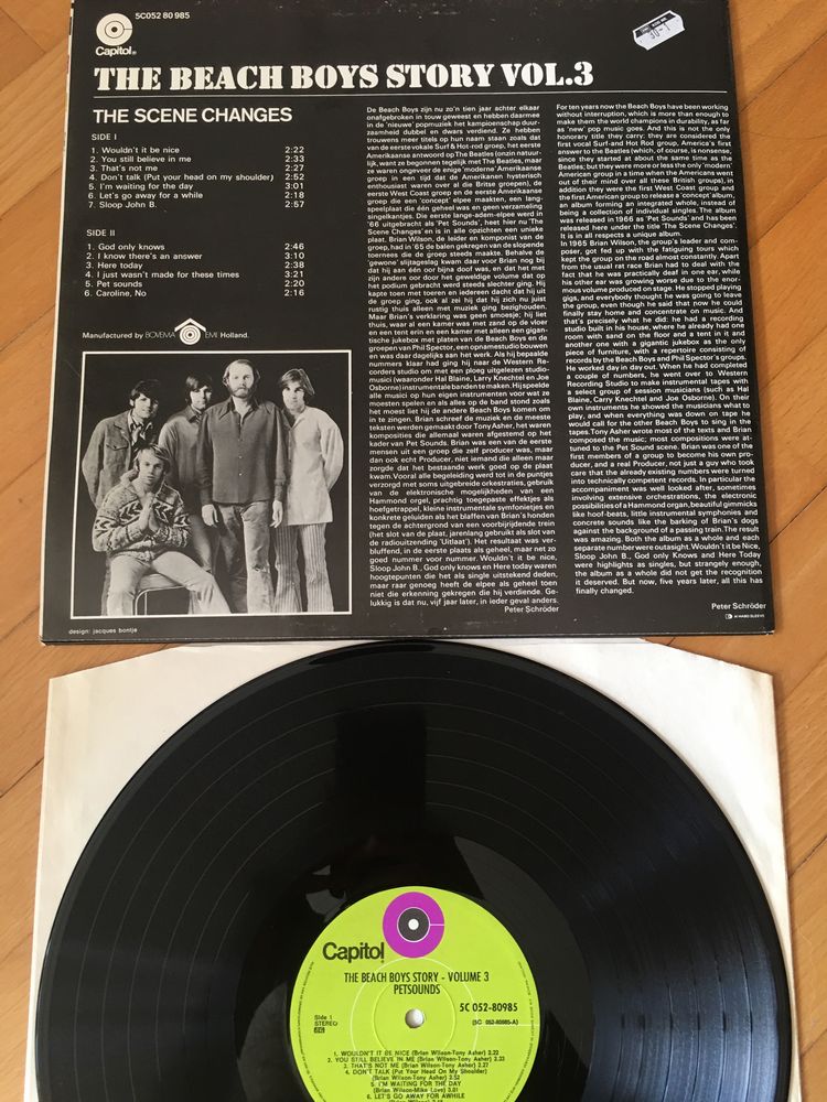 BEACH BOYS pet sounds NM stare wydanie piękny stan winyl