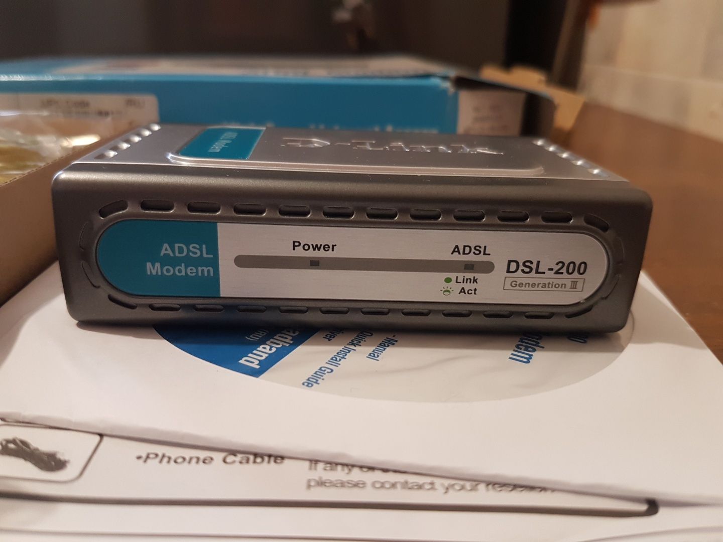 ADSL модем D-Link DSL-200 НОВЫЙ